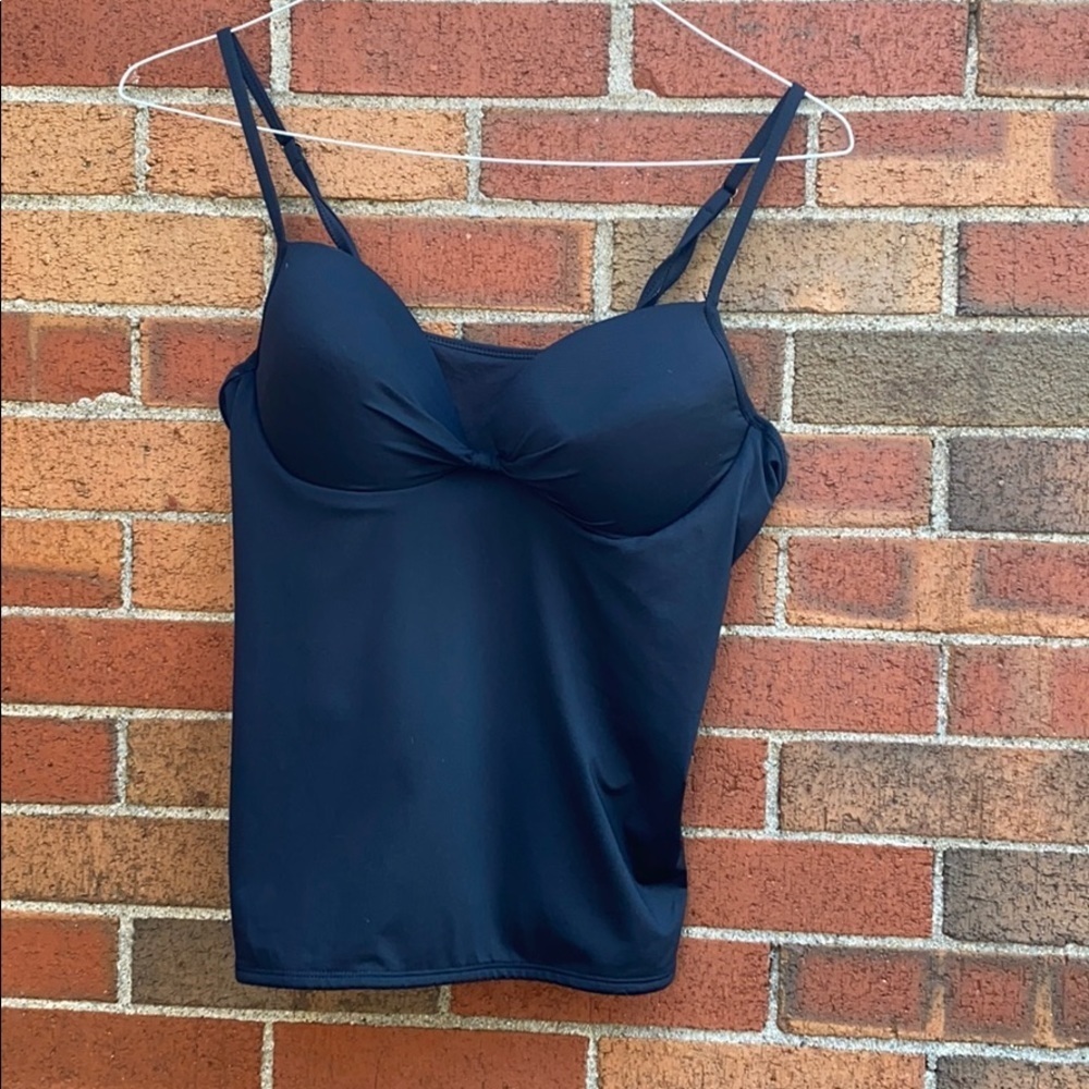 Black swim top